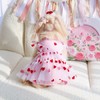 Yaopelky Cute Dog Dresses Princess Heart Flower Pet Clothing for