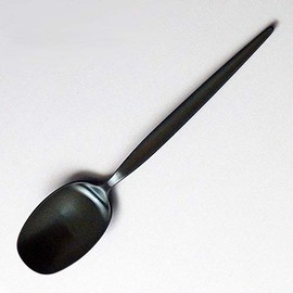 Lucky Wood Spoon Meteora Satin Black Color Dessert Spoon 0-12602-090
