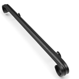 Vezek 4 Ft Wrought Iron handrail Stair Rail Grab Bar Kit Matte Black Railing Staircase Handrails