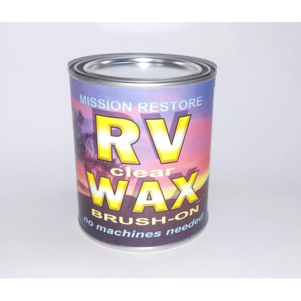 Mission Restore Wax Rv Wax brush on, self-levelling no machines