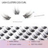 Individual Lashes - 120Pcs D Curl 11-13mm Mixed Trays Extensions