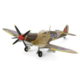 Forces of Valor 1:72 British Superm. Spitfire Mk.IX RAF - Standing Model, Model Building, Diorama Model, Military Model Building, Military Aeroplane Model