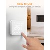 Refoss Smart Thermostat for Combi Boiler/Water Underfloor Heating, Glass Touch