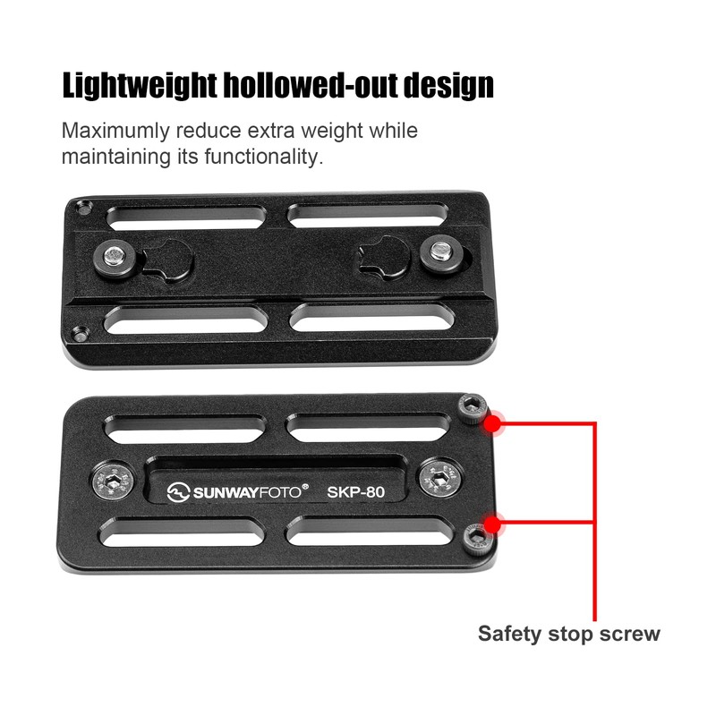 3.1 inch Keymod to Arca Swiss Rail Mount Plate Adapter