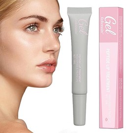 Littryee Gel Labial hidratante - Hidratante Labial para Labios Muy Secos,Labios con péptidos para Labios Secos, Gel rellenador Labios Hinchable, preba