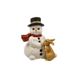 Goebel Figurine Snowman A Winter Friendship Winter Forest Christmas