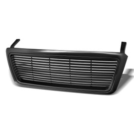 Stehlen 642167820444 Compatible With 2004-2008 Ford F150 Horizontal Front Hood Bumper Grille - Matte Black