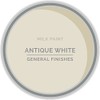 General Finishes Water Based Milk Paint, 1 Pint, Antique White