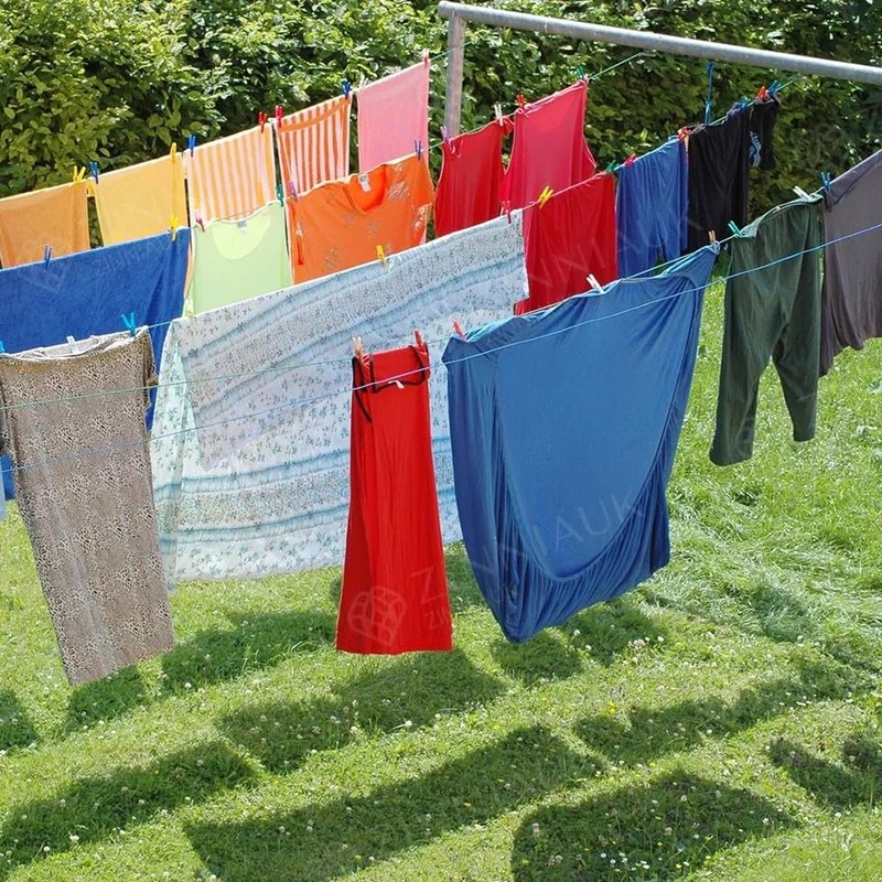 Zinnia 60m Green Rotary Airer Replacement Washing Line Outdoor PVC
