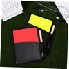 KOMBIUDA 2set Soccer Referee Kit Red Yellow Cards Referee Accessory