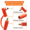 LANMINGLEL 14AWG DC 8mm Extension Cable, DC7909 Solar Panel Power