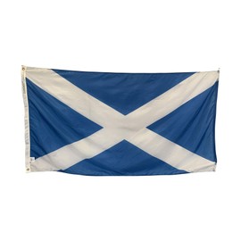 2x3' Scotland Flag St. Andrew's Cross - All Weather Nylon & Reinforced Fly End Stitching - Made in USA