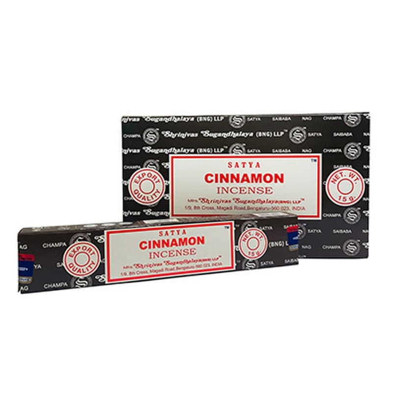 Satya Cinnamon 15g Incense Sticks by SHRINIVAS SUGANDHALAYA