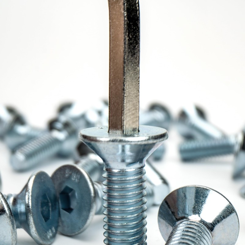 50 x Hexagon Socket Countersunk Screws - Full Thread -