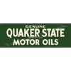 Quaker State Motor Oils 6" x 18" Metal Sign