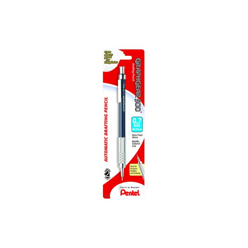 Pentel GraphGear 500 - Lápiz de dibujo automático, 1 unidad,