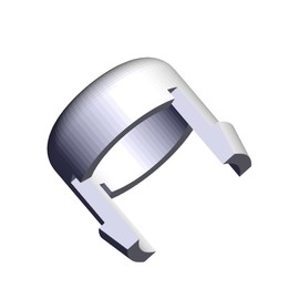 White Button for Yoyo / Yoyo+ / Yoyo² Babyzen Stroller Pushchair allowing you to fold the Handlebar - Handlebar joint Button - Spare part color: WHITE X 2