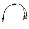UpperFu 1pc BNC Splitter Cable BNC Female to Dual 2X