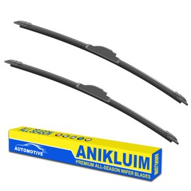 OEM Quality 26" + 18" Premium All-Seasons Durable Stable And Quiet Windshield Wiper Blades-J Hook Wipers(Set of 2)