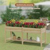 FILWH FILWH Raised Garden Bed with Legs Elevated Wooden Planter