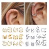 Aretes Savefree Ear Cuff 36pcs Sin Perforación Aleación Zinc Plateado