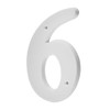 Hy-Ko 6" Plastic House Number, Modern Raised Numbers for Exterior