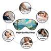 Anime Sky Print Sleep Eye Mask - Adjustable Design,Suitable for