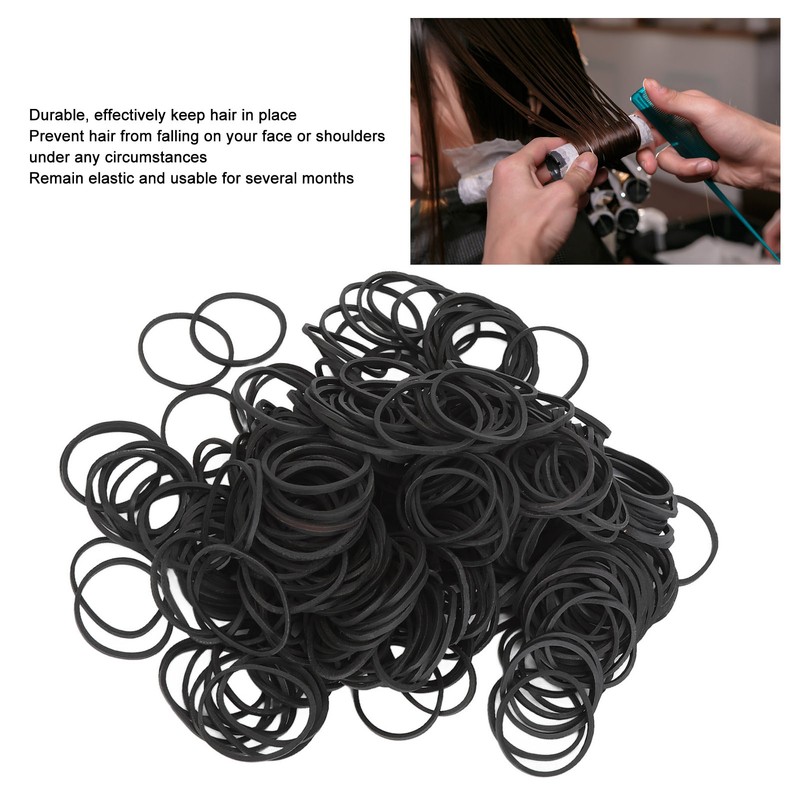 1000Pcs Rubber Band Bulk Kit Elastic Durable Multifunctional for Salon