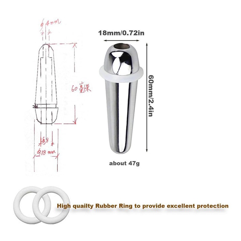 Wiredock 2 Pack Pull Cord Weight Handle Blind Pull Chrome