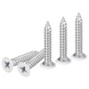 DTGN 100Pcs #8x1 Flat Head Wood Screws, 304 Stainless Steel