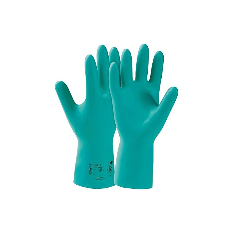 Handschuhe Camatril 730 Gr.10 L.310mm Nitril KCL velourisiert, 10 Paar