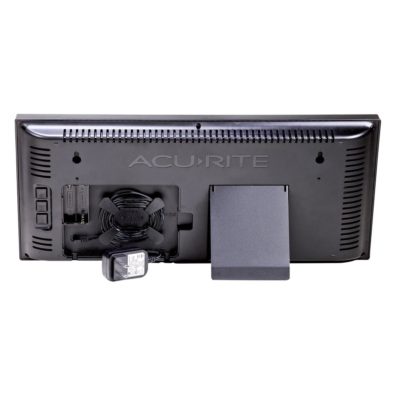 AcuRite 76100M Oversized LED Clock with Indoor Temperature, Date and