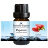 Capsicum Essential Oil 10ml - 100% Pure by Butterfly Express