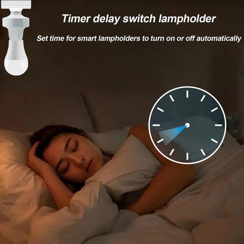 Bkiyougo Smart WiFi Bulb Socket, eWeLink APP Remote Timer and