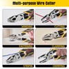 Fancytool Linesman Pliers Wire Stripper Crimper Cutter Combination Tool, 9"