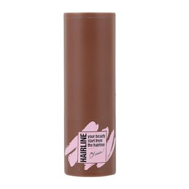 1pieza Polvo Para Modificar Línea Del Cabello y Antitranspirante Para Maquillaje De Mujeres Sombra Para Cabello Color Marrón Oscuro