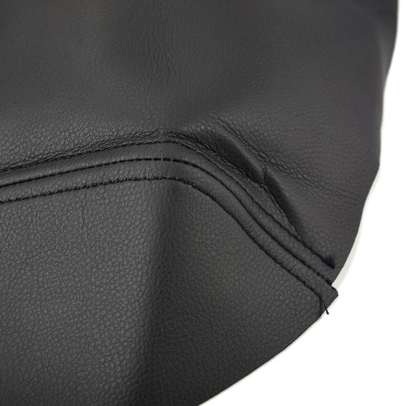 DOTCOM Gray Leather Center Console Lid Armrest Cover Compatible with