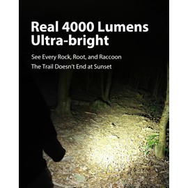 towild BC10 Led Rechargeable Flashlight High 4000 Lumens Led Flashlight,5000mAh Rechargeable Flashlights for Camping,IPX8 Waterproof Flashlights for Emergencies,Suitable for Hiking