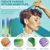 3 Pcs Rainbow Styling Comb Set - Fine & Wide