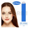 Mungqube 60pcs U18 Navajas Microblading Pin Y Lengua De Gato