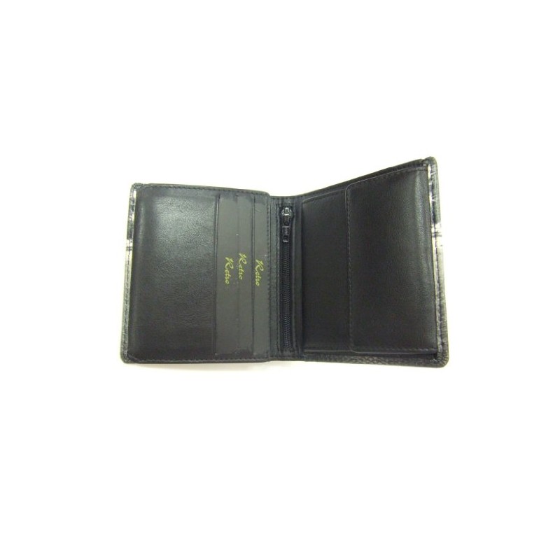 Golunski Retro Genuine Leather Tri-Fold Mens/Gents Wallet Scooter/Mod Design