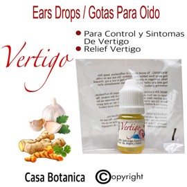 Casa Botanica EAR DROPS VERTIGO 100% gotas de oído