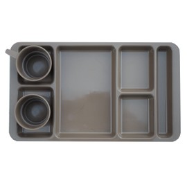 BootYo! Camp Tray- 3pc Meal Tray with Cup & Bowl BPA Free Made in USA (Single)