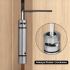 Haidms 3 Pack Self Closing Door Hinges 4 Inch Brushed