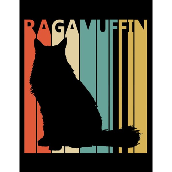 Ragamuffin Cat Ragamuffin Cat Owner Gift Dog Mom Notebook: 100