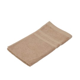 Gözze - Set of 4 Guest Towels, Soft and Absorbent, 100% Cotton, 30 x 50 cm - Cappuccino