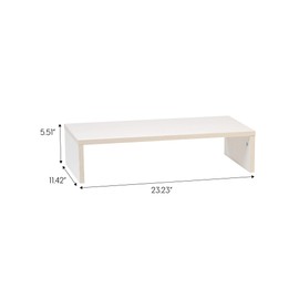 IRIS 1 Tier Multi-Purpose Organiser Shelf, White