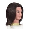 BLTYXT Male Mannequin Head with 100% Human Hair Training Head