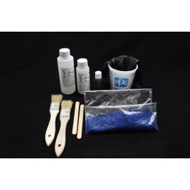 Composite Guys DIY FORGED CARBON FIBER KIT WITH REAL CARBON FIBER WITH BLUE FIBERGLASS