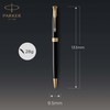 Parker Sonnet Ballpoint Pen | Black Lacquer with Gold Trim